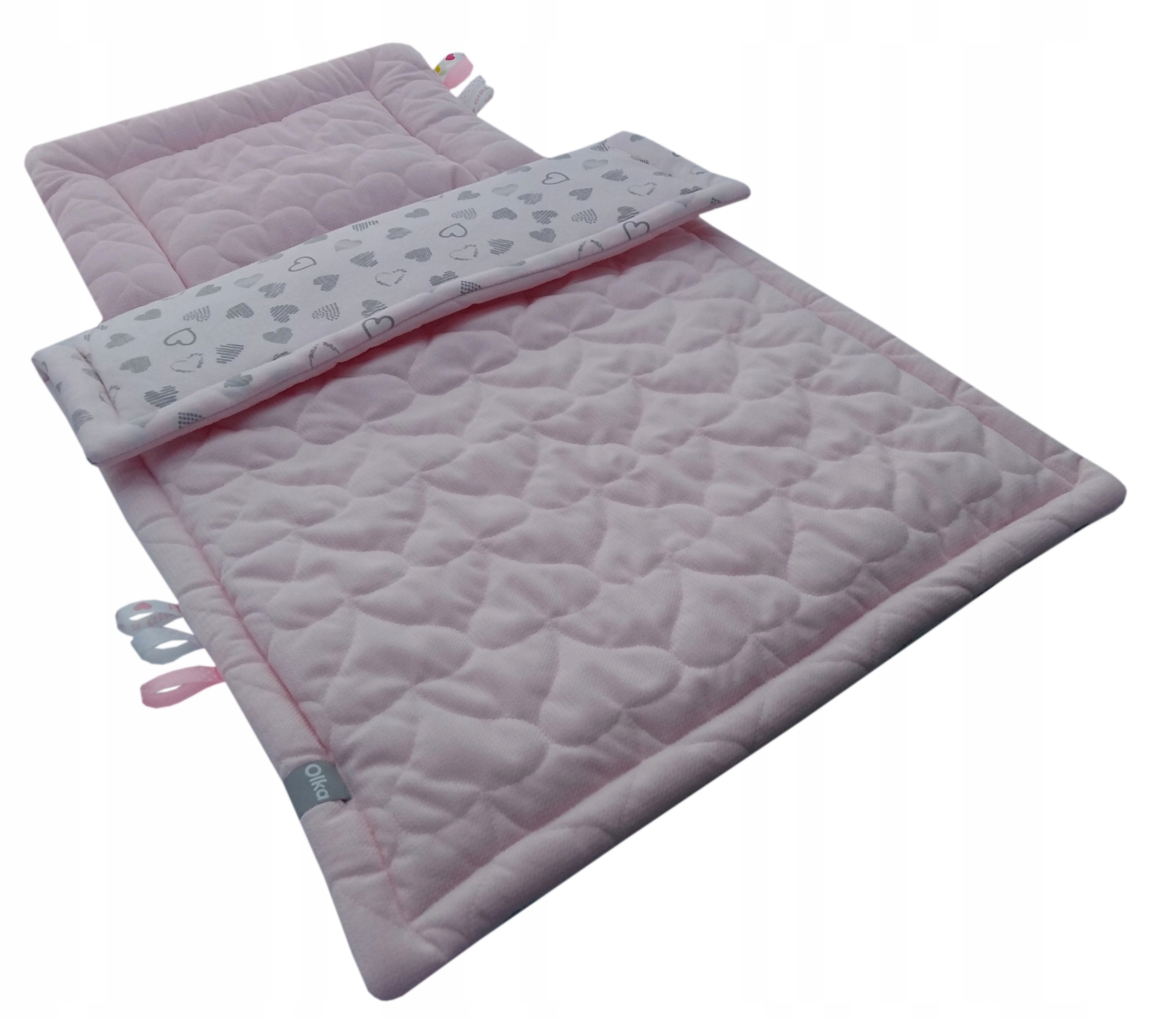 

Pościel komplet do wózka Velvet 50x75 róż Olka