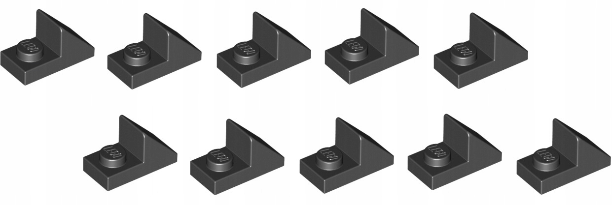 

Lego Skos 45 2x1 czarny 4653087 92946 - 10szt