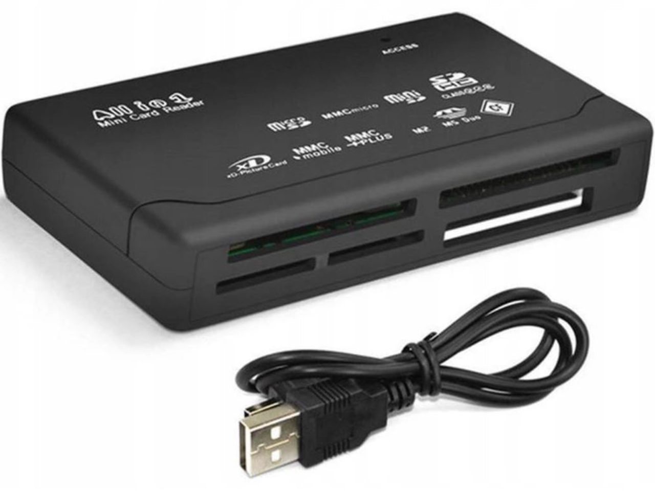 SZYBKI UNIWERSALNY CZYTNIK KART PAMIĘCI USB SD SDHC SDXC MICRO MS CF XD M2 EAN (GTIN) 5903726625319