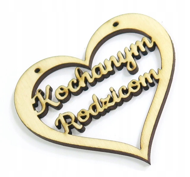 

Dekor Zawieszka Decoupage Kochanym Rodzicom YR95