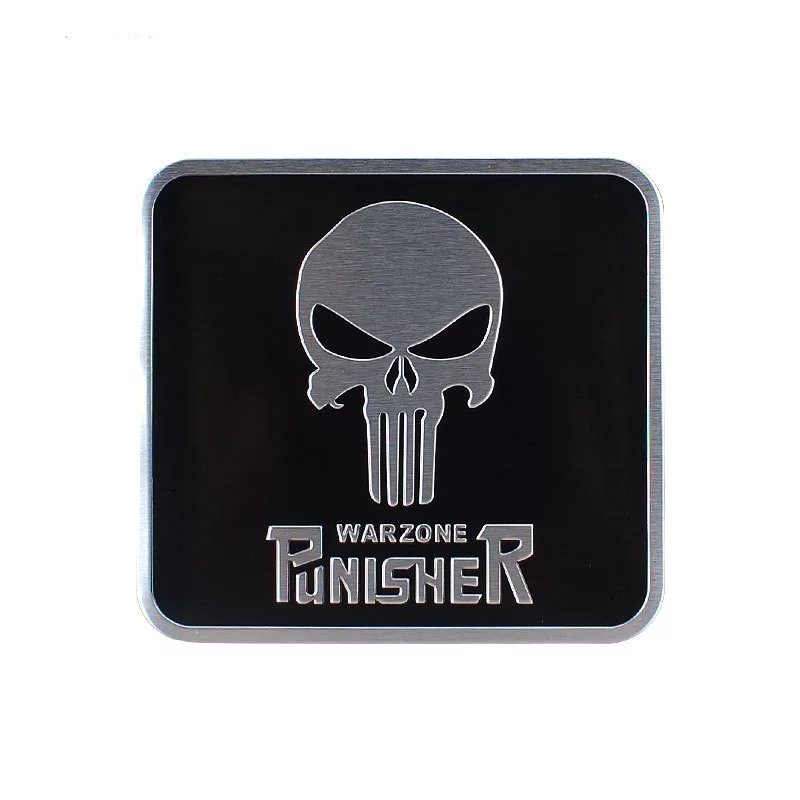 

Emblemat Logo Punisher Warzone 56x61mm Alu 3D