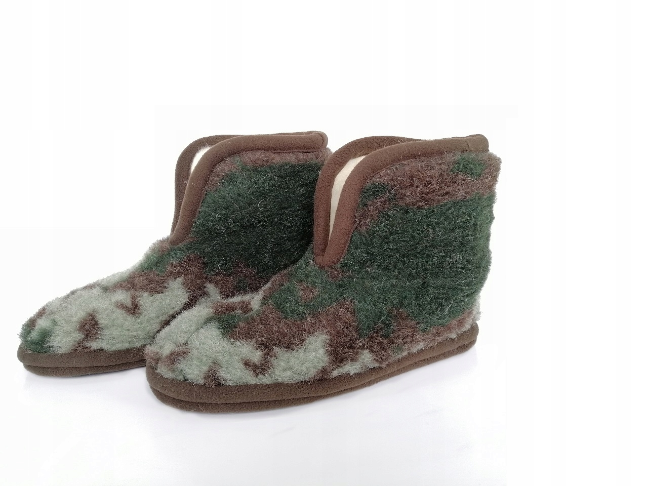 

Bambosze wełniane Merynos R 43 Kapcie Moro