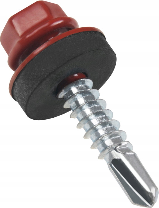 

Wkręty Farmerskie 250 szt Ral 3009 4,8 x 25 mm