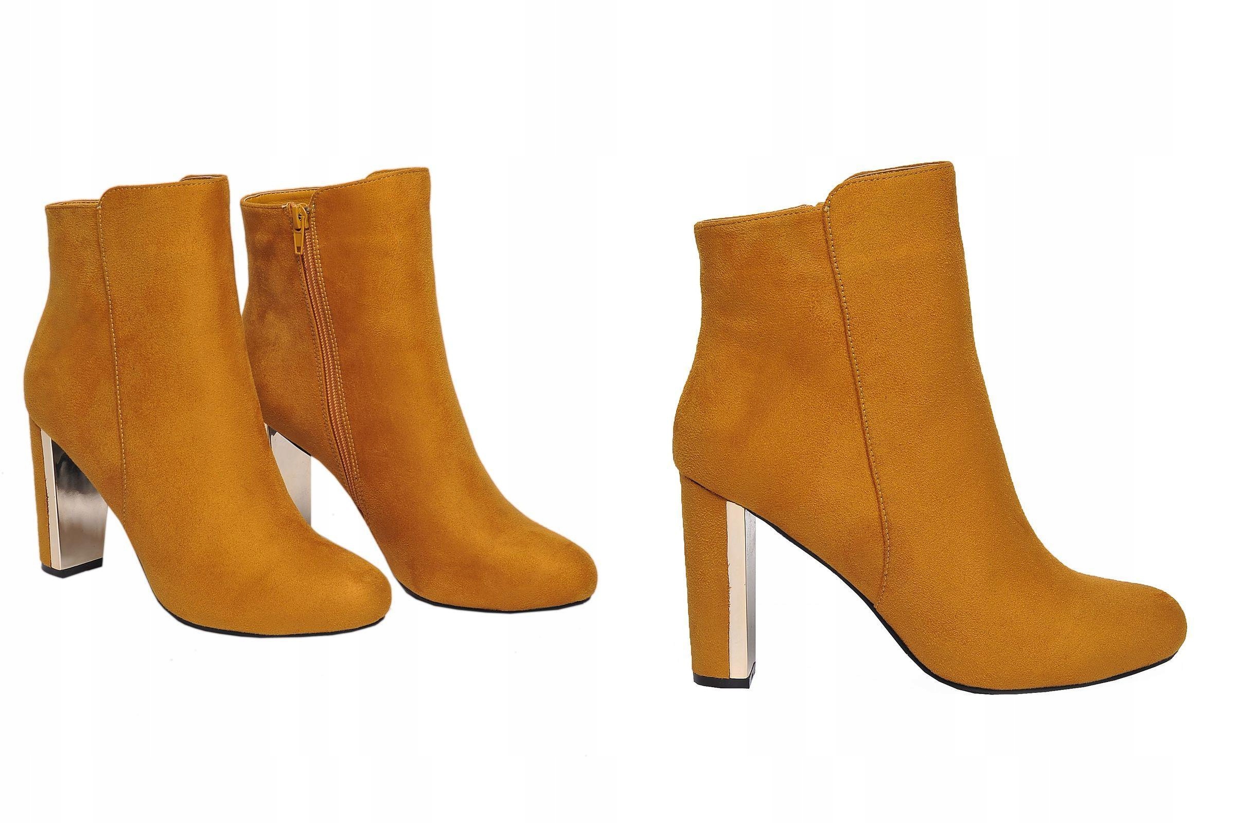 

B0561 Top Secret Zamszowe Buty Botki Damskie _39