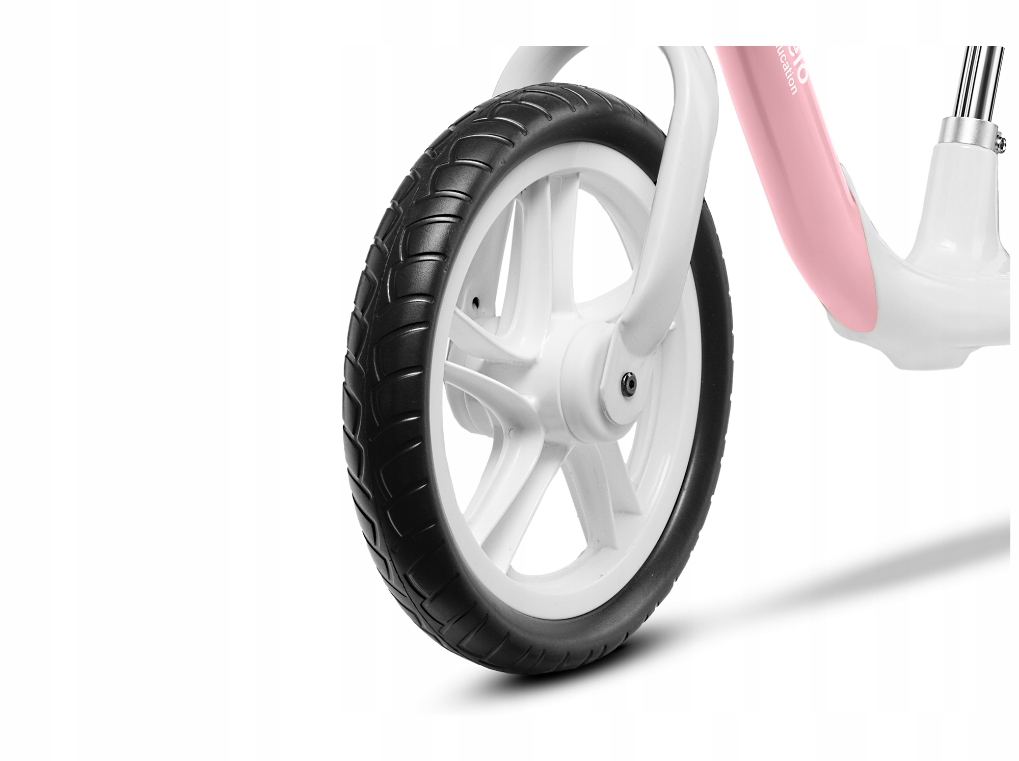 ROWEREK biegowy DLA DZIEWCZYNKI Lionelo kola 12'' Kolor Biały Różowy