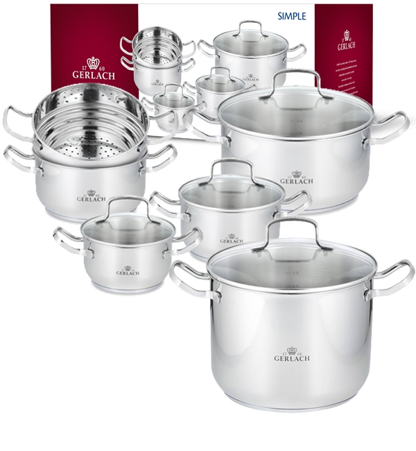 

Gerlach Simple Garnki 9EL+ Garnek 7 L