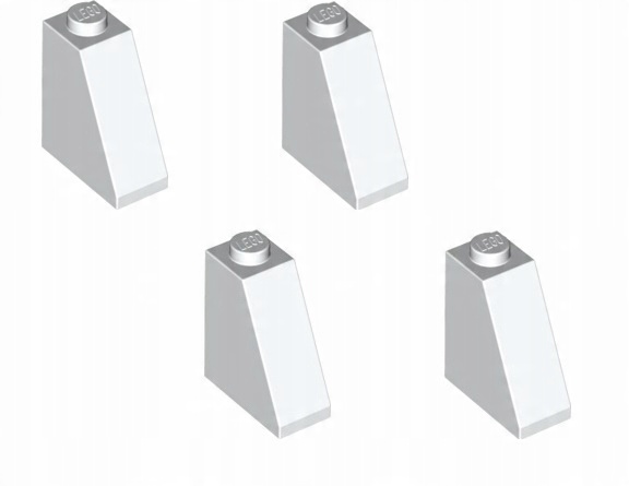 

Lego Skos 65 2x1x2 biały 4515370 60481 -4 szt