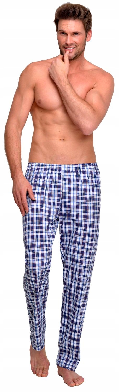 PIŻAMA BAWEŁNIANE DŁUGIE SPODNIE DO SPANIA L Marka Taro