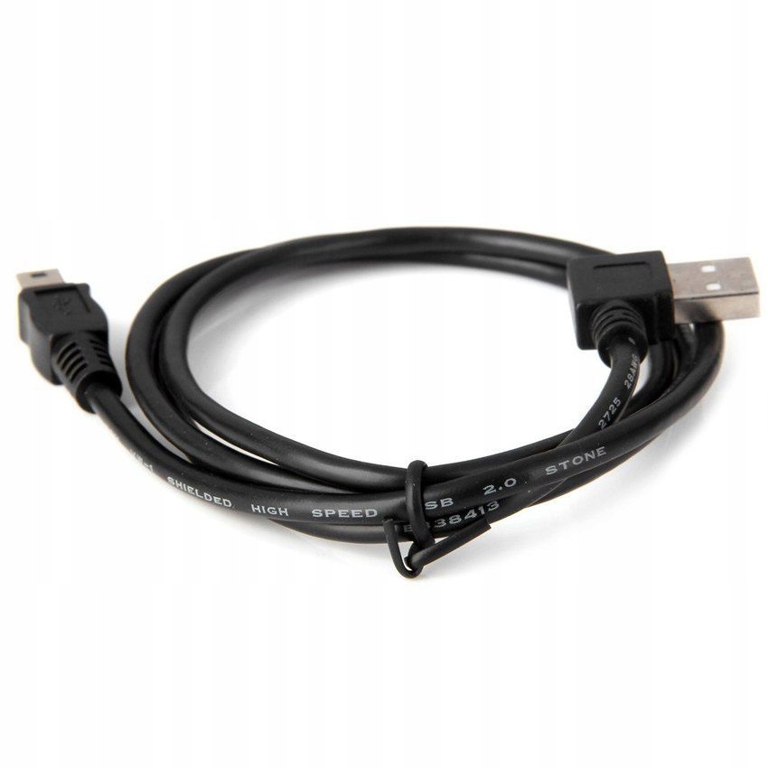 

Kabel Kątowy MiniUSB Mini Usb do Usb Lewy 0,5M