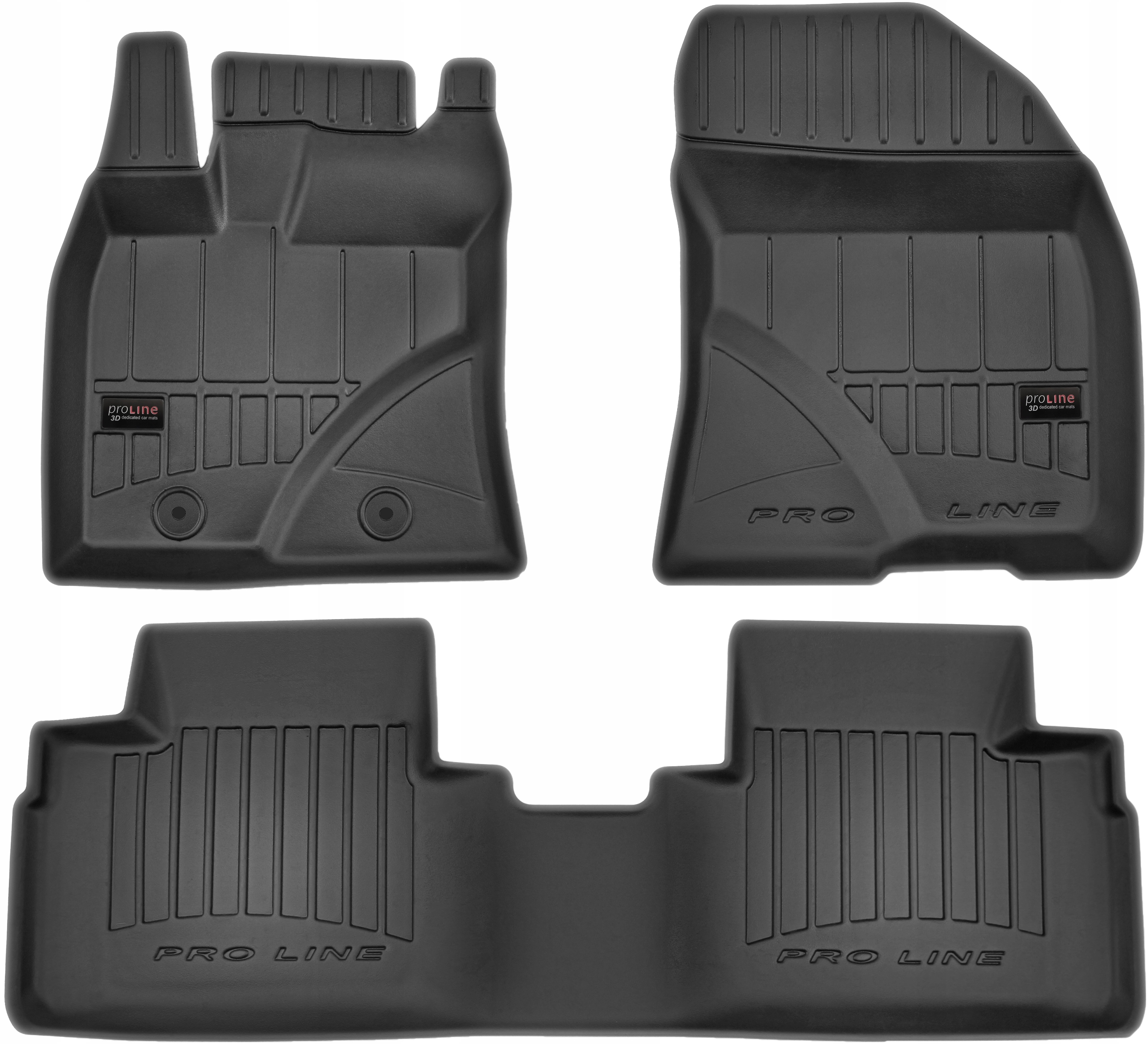 Gumové Koberce Proline Toyota Avensis III 2009-2018, 3ks3D407398 Frogum