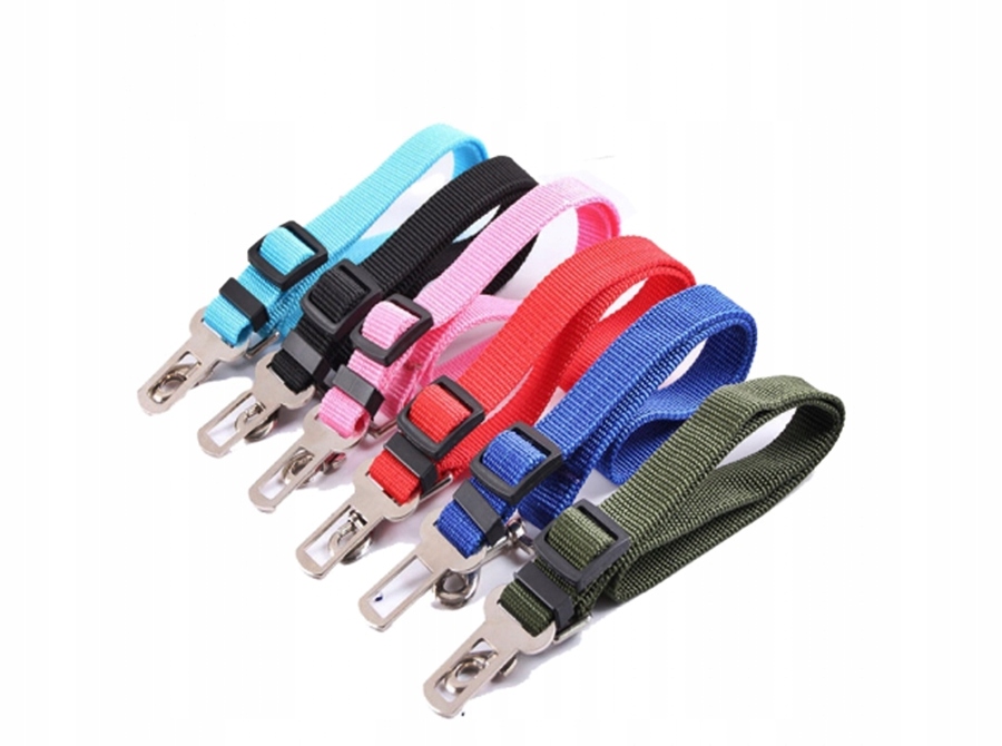 PASY BEZPIECZEŃSTWA SMYCZ DO SAMOCHODU DLA PSA Materiał smycz materiałowa