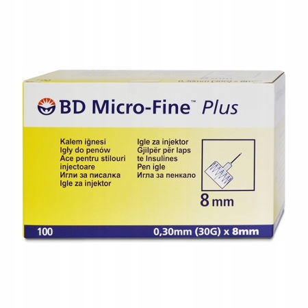 

Igły do penów Bd Micro-Fine Plus 30G 8mm