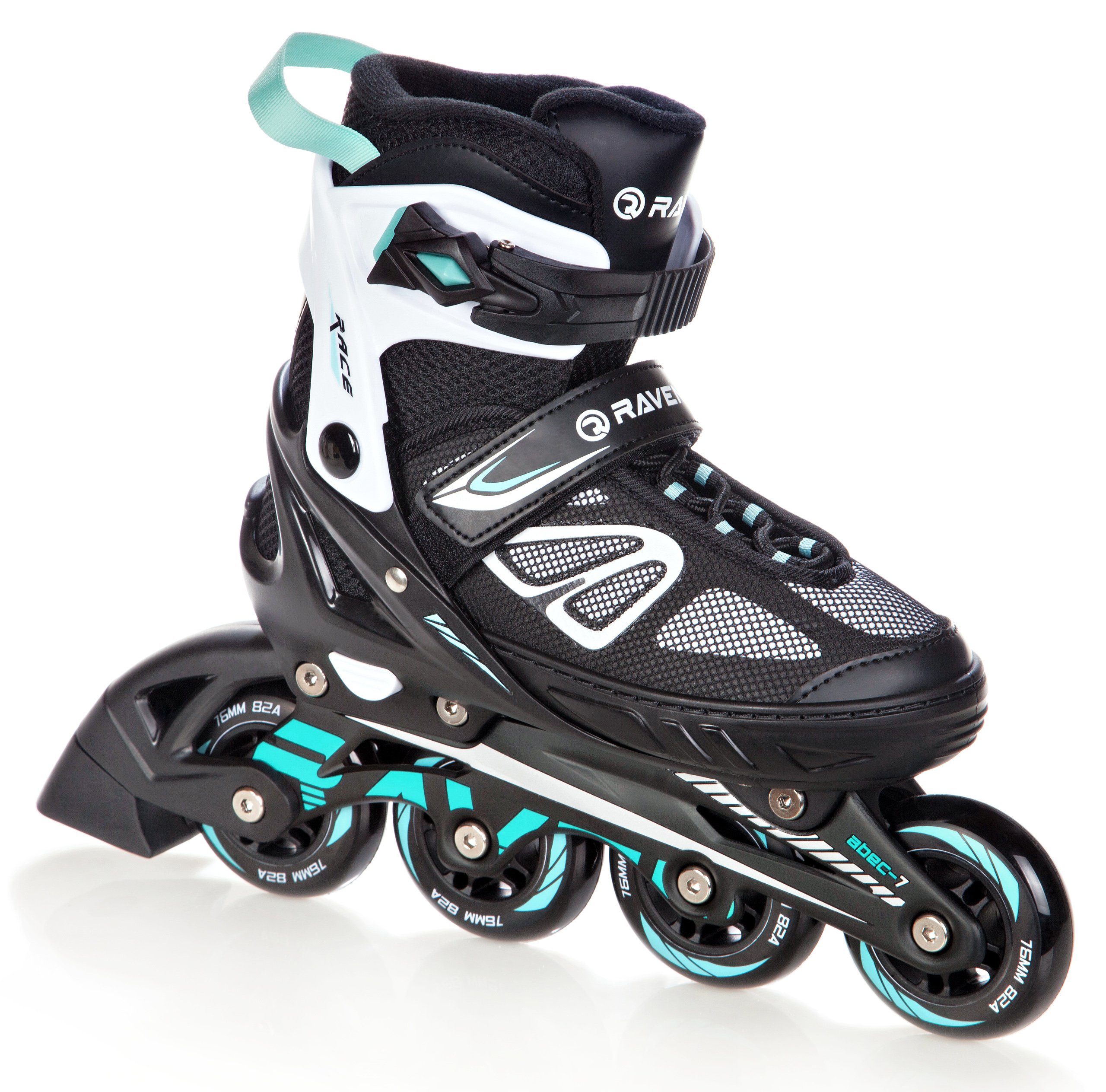 Rolki Regulowane Raven Advance Black/Mint 38-42 czarno miętowe