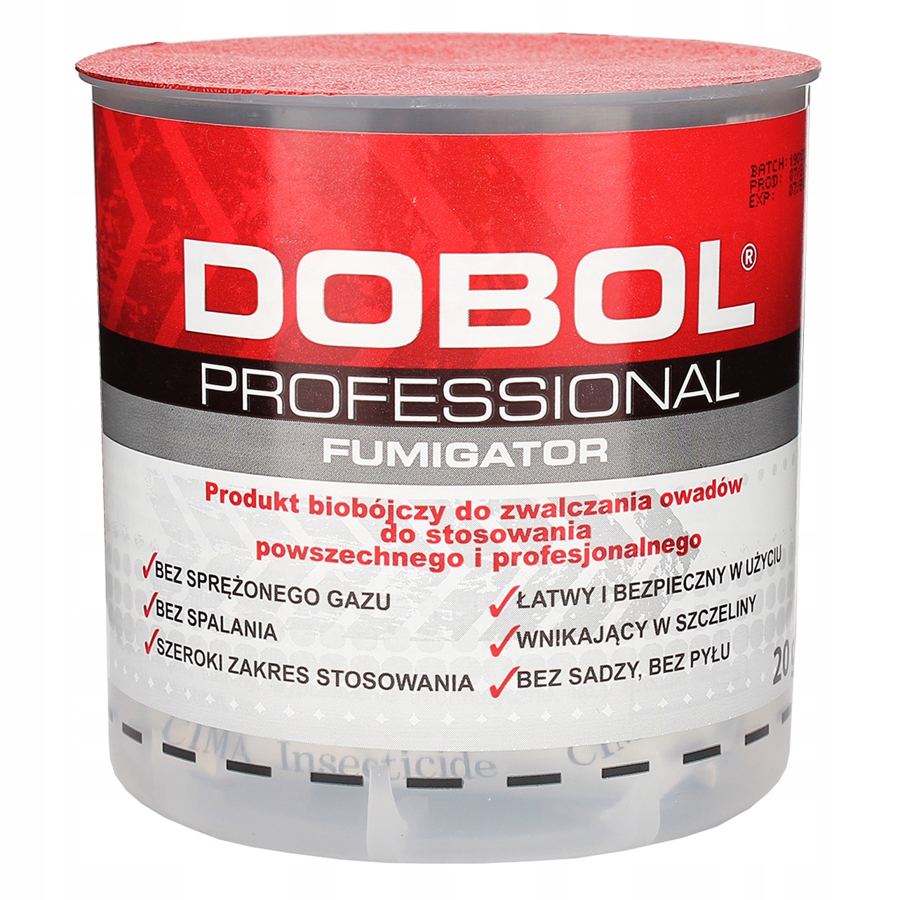 Duży DOBOL XXL na PRUSAKI PLUSKWY PCHŁY MUCHY 100m