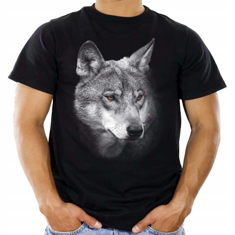 

Koszulka dziecięca z wilkiem wilk wolf 128 cm
