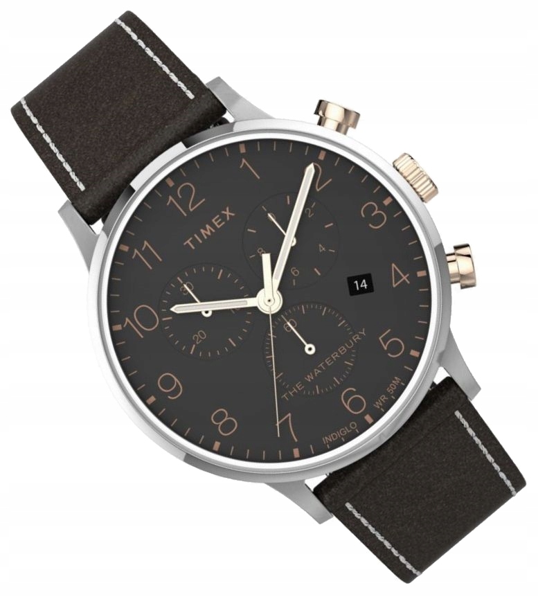 Klasyczny zegarek męski na pasku Timex TW2T71500