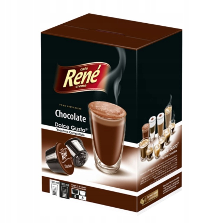 Rene kapsułki DOLCE GUSTO Chocolate 16 sztuk 7843902387 Allegro.pl