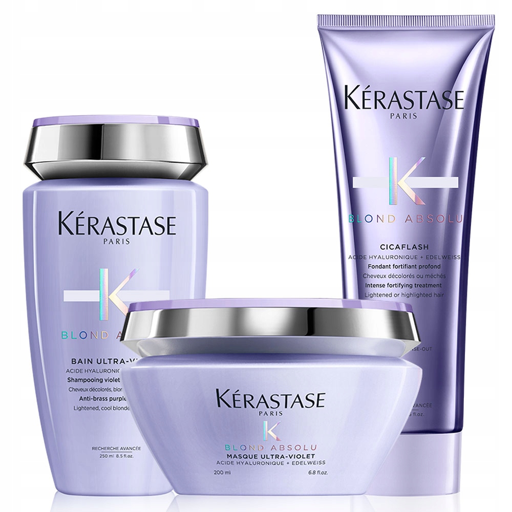 

Kerastase Blond Absolu Violet szampon odży maska