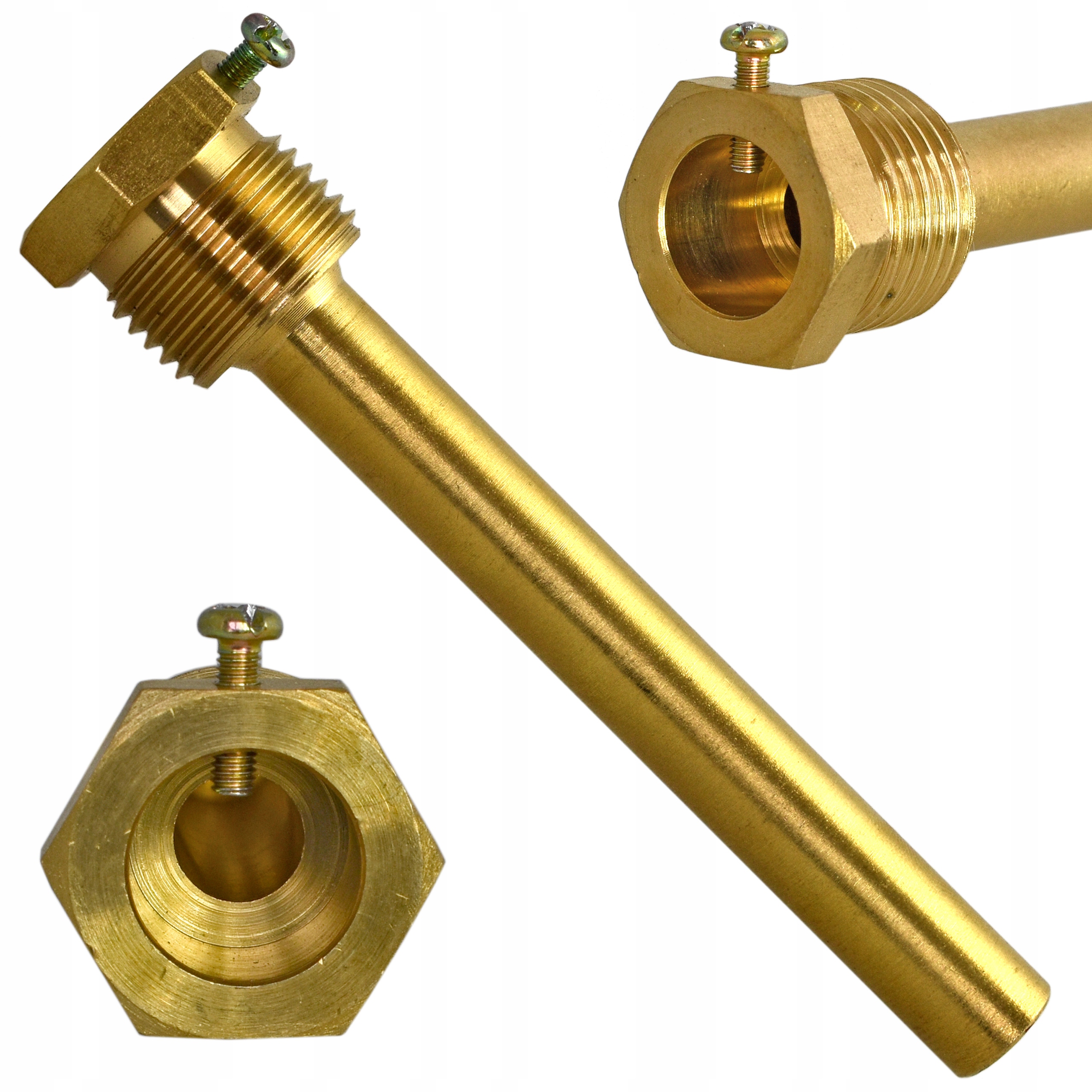 

Osłona czujnika mosiężna Kapilara 1/2" 100mm