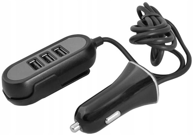 

Ładowarka Samochodowa Usb 3USB 1.4M 5.8A