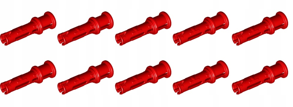 

Lego Technic Pin ze stopem 32054 czerwony 10 szt