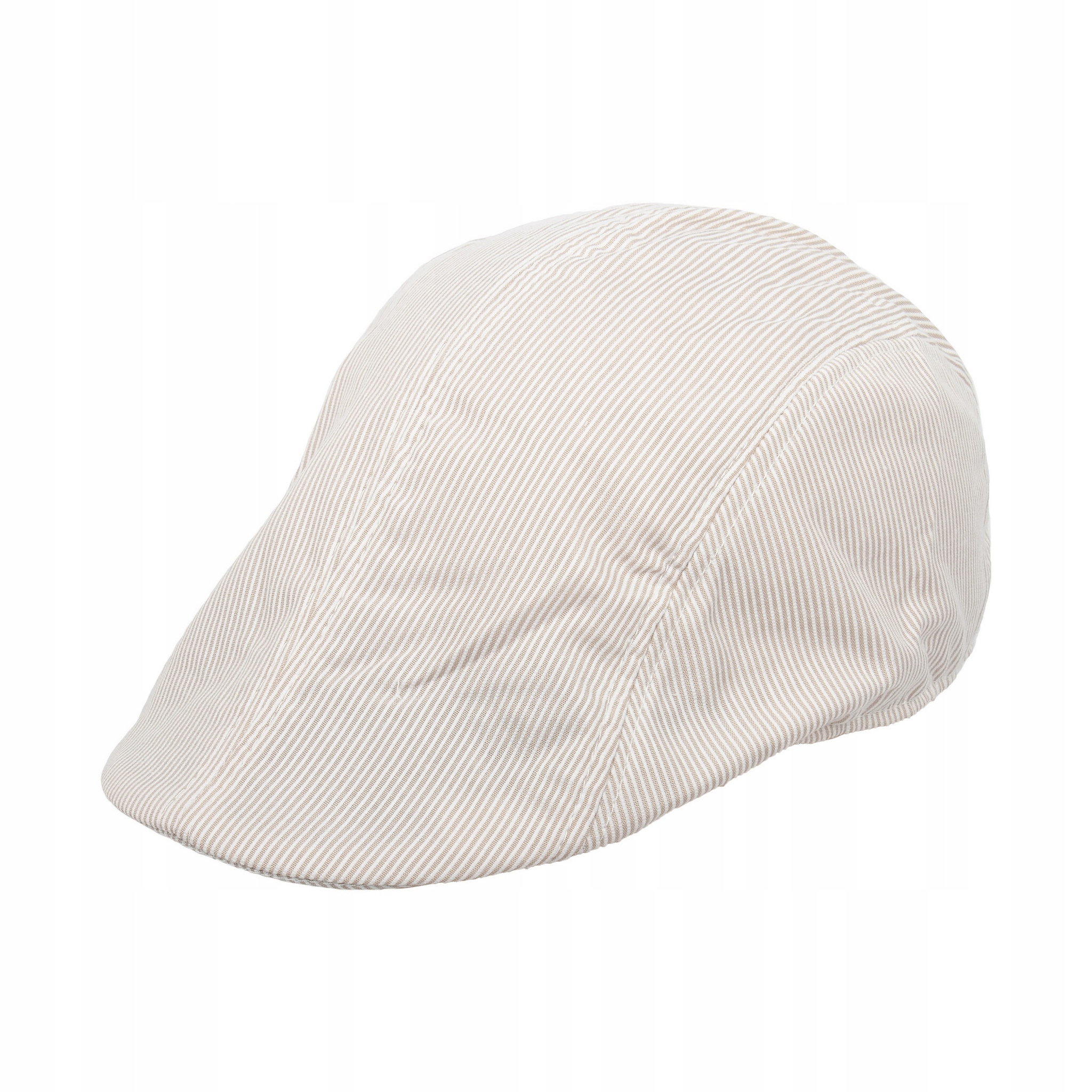 

Kaszkiet Męski Czapka Z Daszkiem w Paski 57-59cm
