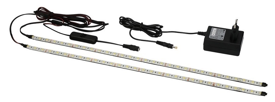 

Oświetlenie Led gablot szafy witryn listwa 2x60cm