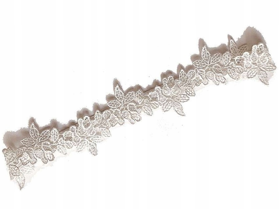PODWIĄZKA ŚLUBNA DELIKATNA koronka biała PODWIĄZKI EAN (GTIN) 4295140926297