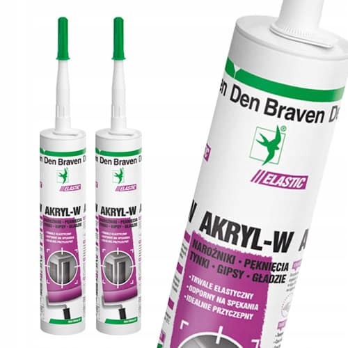 

Den Braven Akryl-W silikon akrylowy 300ml biały