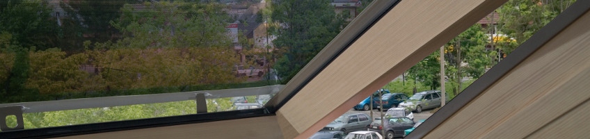 Markiza FAKRO AMZ na okno dachowe 94x118 Kolor szary