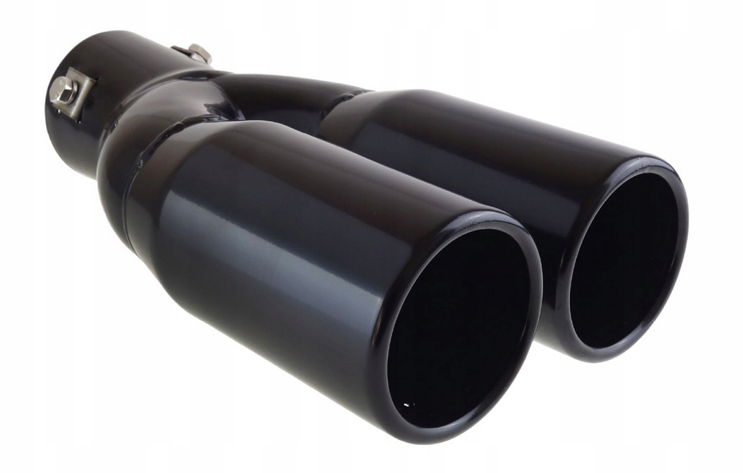 Наконечник глушителя 2X63 мм черный