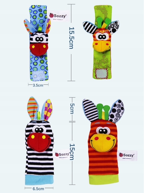 OPASKA GRZECHOTKA na Rękę Rączkę 0m+ SOZZY BLUE Marka inna