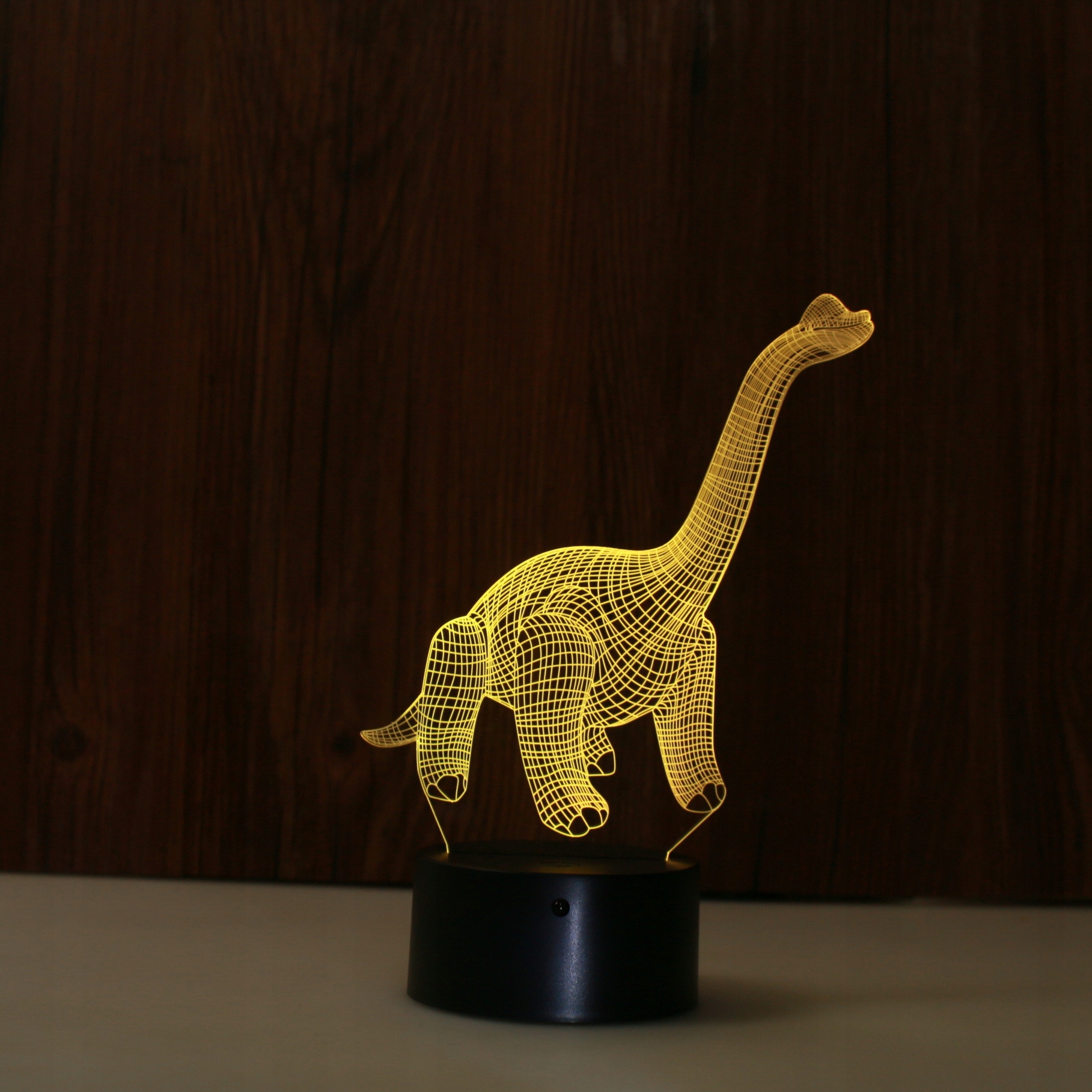 LAMPKA NOCNA 3D LED DINOZAUR PILOT PREZENT Marka inna