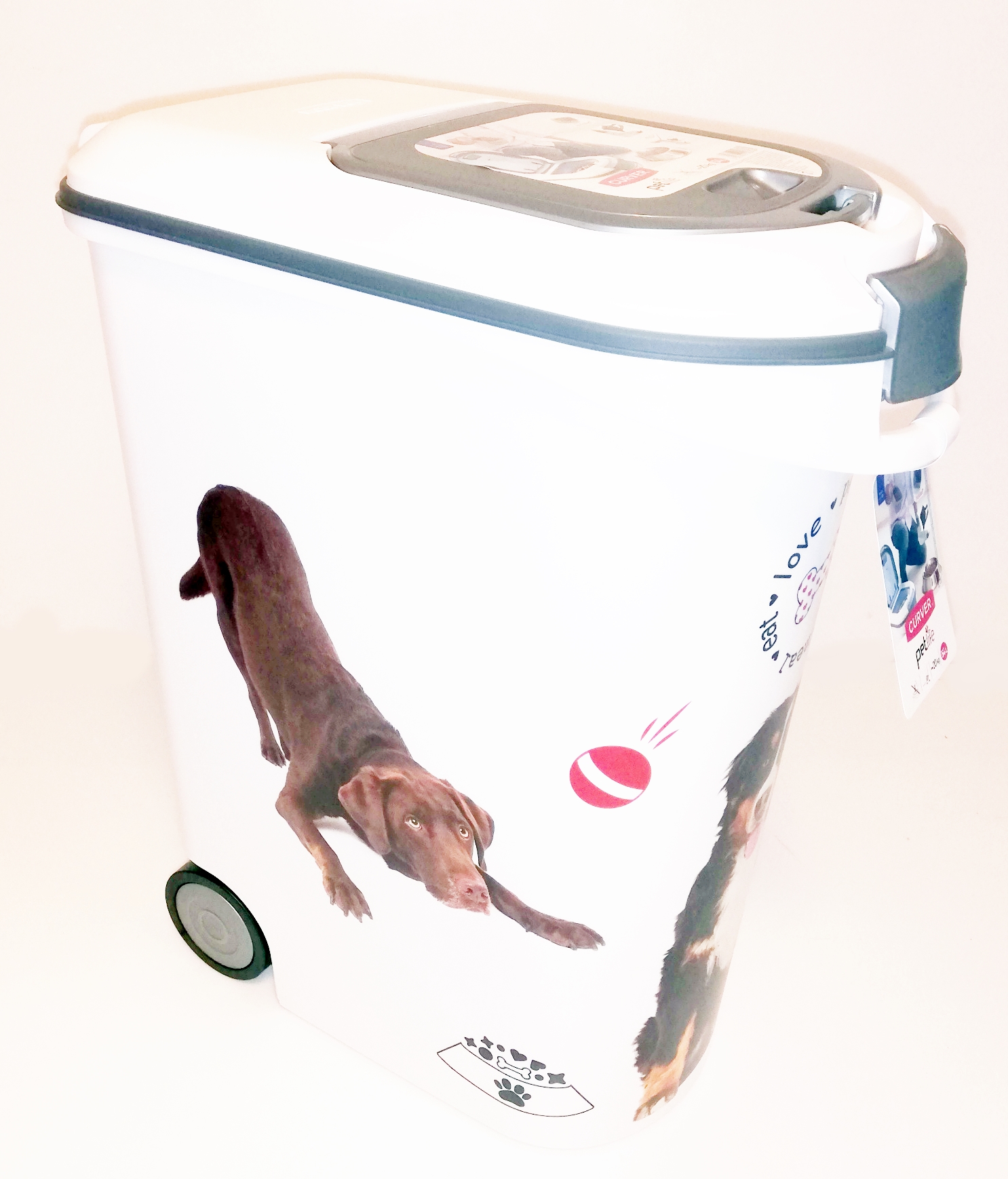 

Curver Petlife Pojemnik Na Karmę Dla Psa 20KG koła