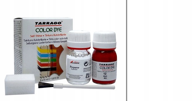 

Tarrago Color Dye Farba Lakier Skór Preparer 25ml