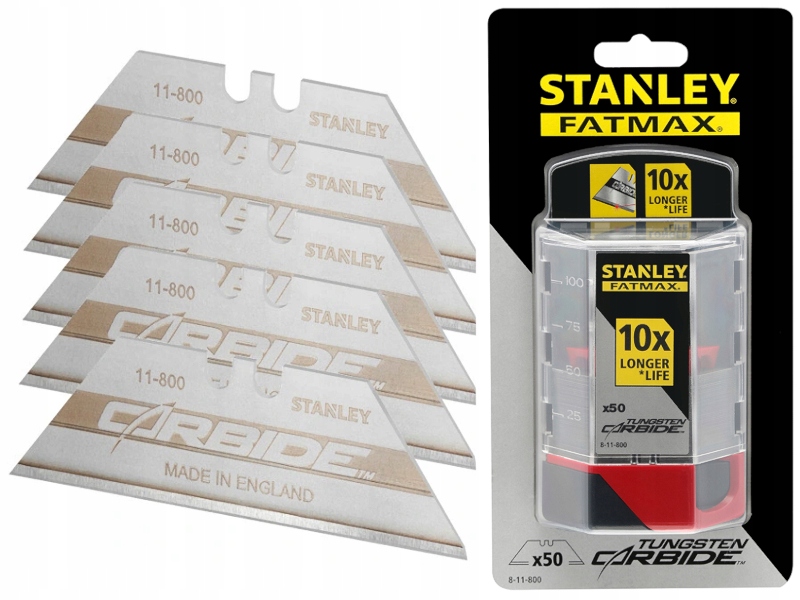 

Stanley Ostrze trapezowe carbide 50szt 8-11-800