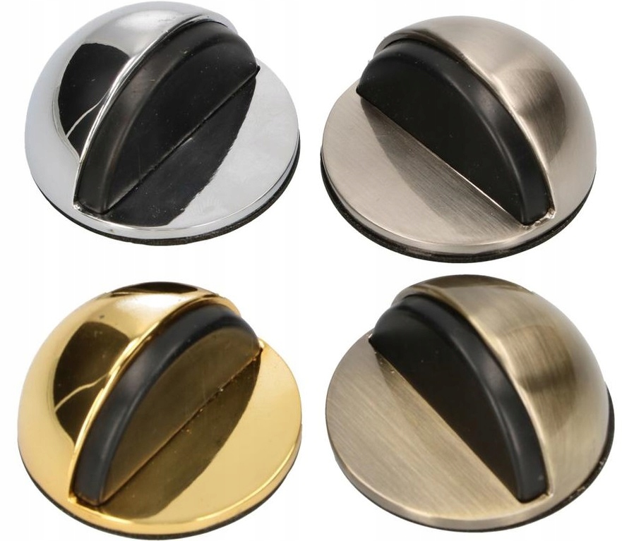 ODBOJNIK ODBÓJ DRZWIOWY PRZYKLEJANY SATYNA STOPER Kolor szary