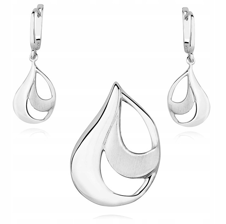 Stříbrný rhodiovaný komplet ryzost 925 Den babiček