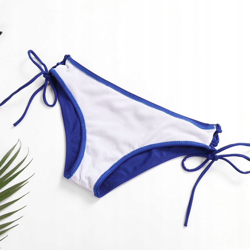 STRÓJ KĄPIELOWY DWUCZĘŚCIOWY BIKINI WIĄZANY MARSZCZENIA PUSH UP M Kolekcja Strój kąpielowy bikini