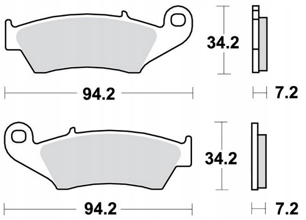 Destičky Brzdové Destičky Honda Crf 250 R 04-19