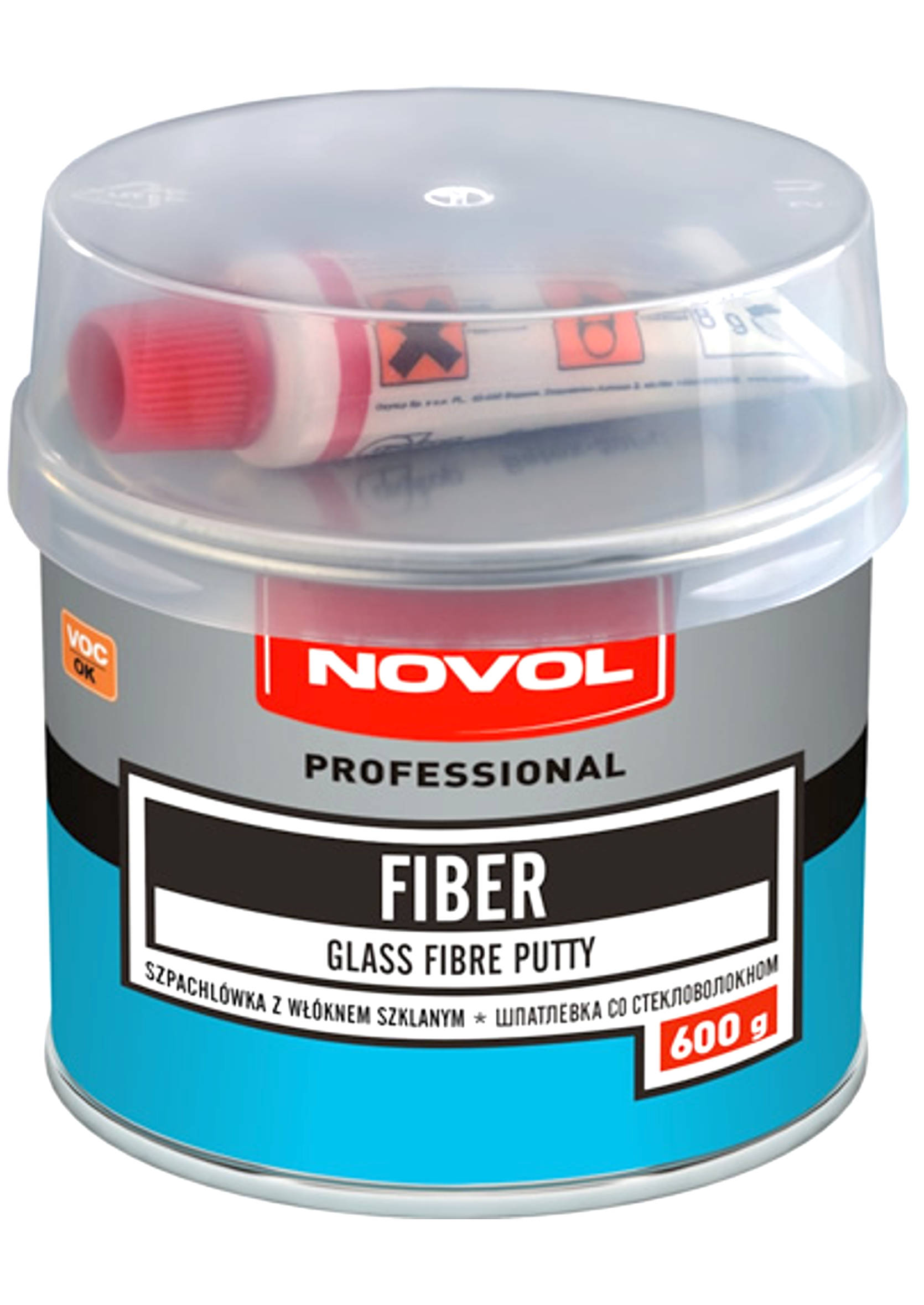 

Novol Fiber Szpachlówka Z Włóknem Szklanym 600g