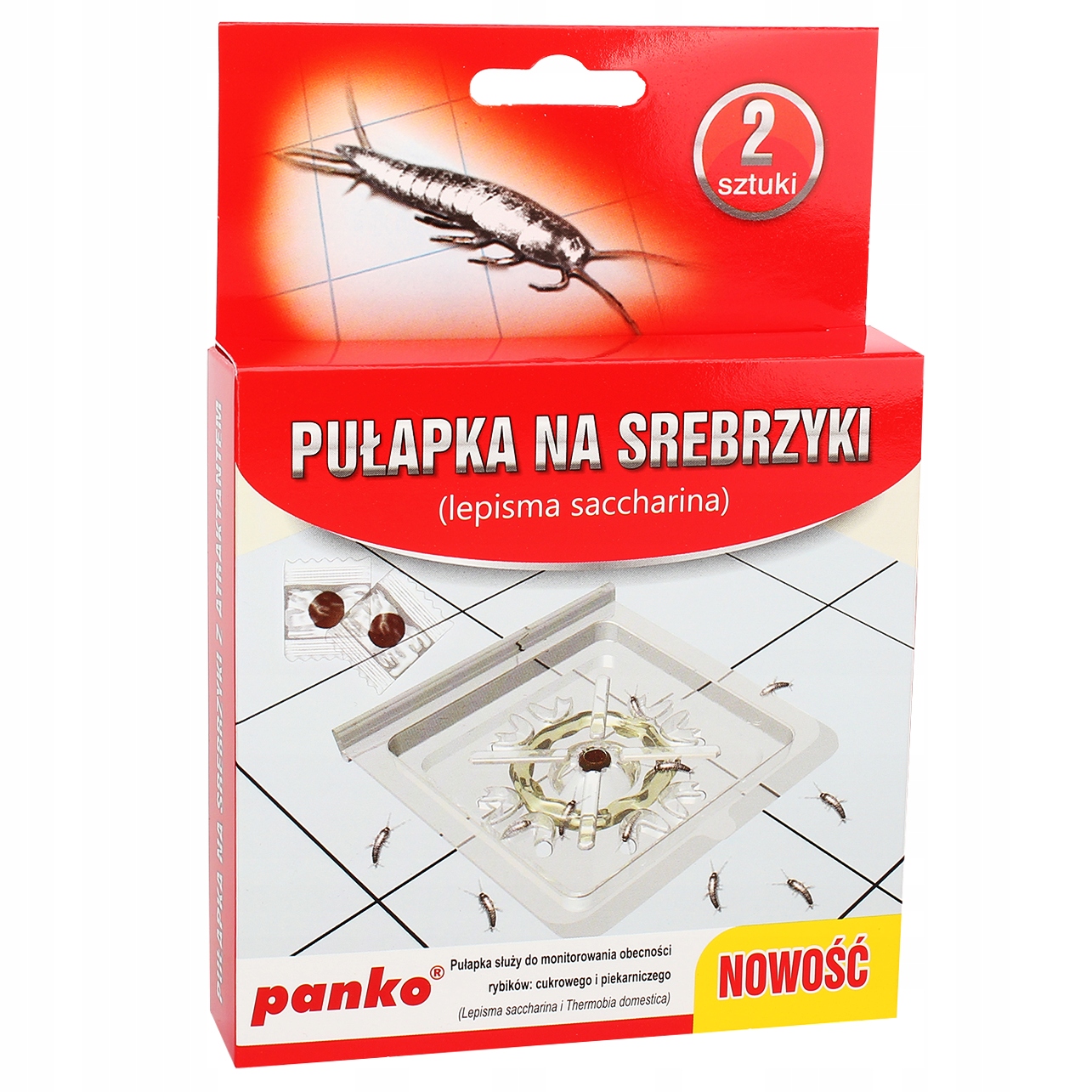 

Pułapka Wabiąca Lep Rybiki Srebrzyki Panko 2 szt.