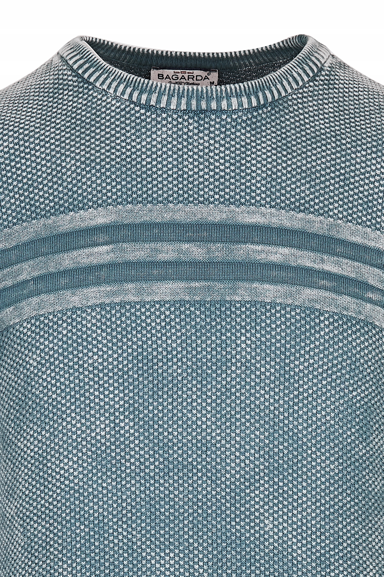 SWETER MĘSKI BAGARDA REGULAR FIT: ROZMIAR L Dekolt okrągły