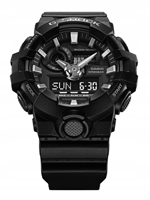 Nové sportovní pánské hodinky Casio G-shock GA-700 Gwar.3+3L gravírování