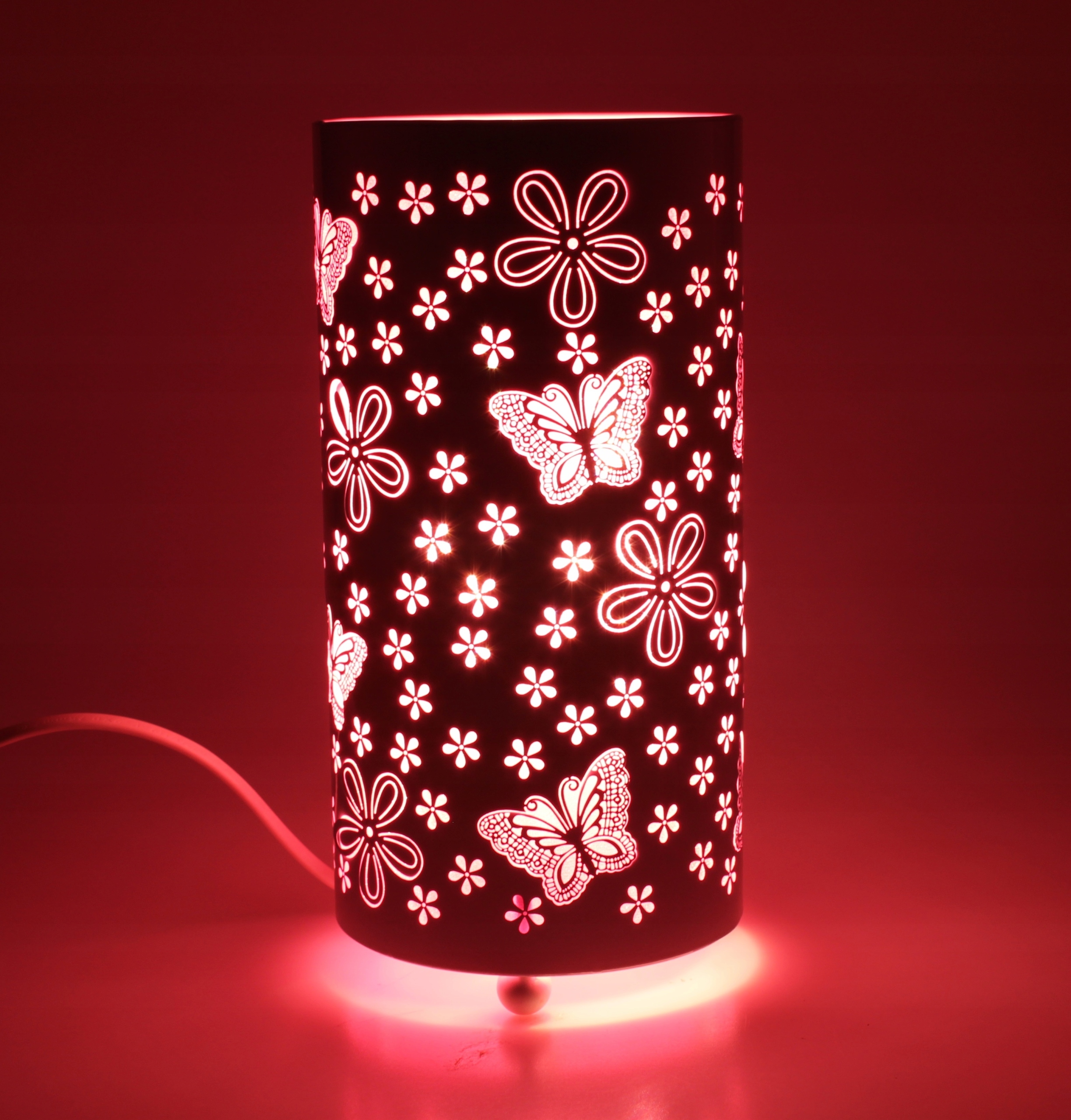 Lampka NOCNA PROJEKTOR dla dzieci MOTYLKI lampki Kolor dominujący biały