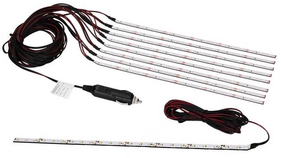 Led osvětlení interiéru auta kabiny 8x30 zavazadla