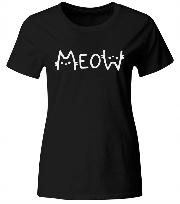 

Koszulka Meow Kot Z Kotami Na Prezent Czarna S