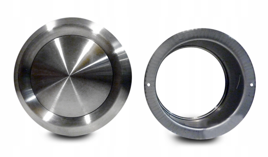 Anemostat naw.-wyw. z ramką fi 125 KCN-125 szlif Kształt okrągły