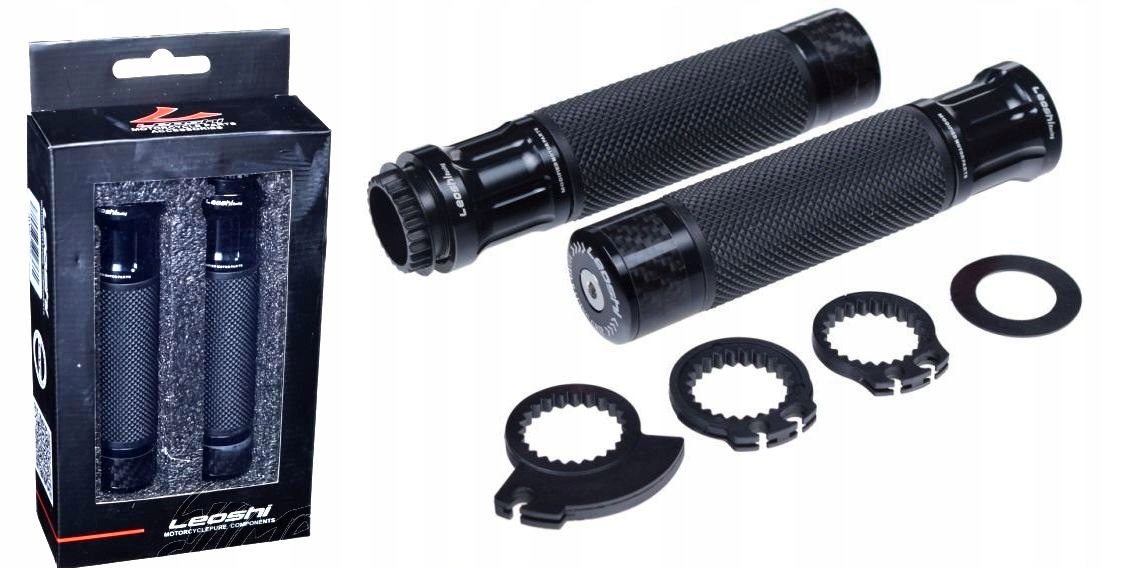 Černé Karbonové Manžety Sada Párových Koncovek