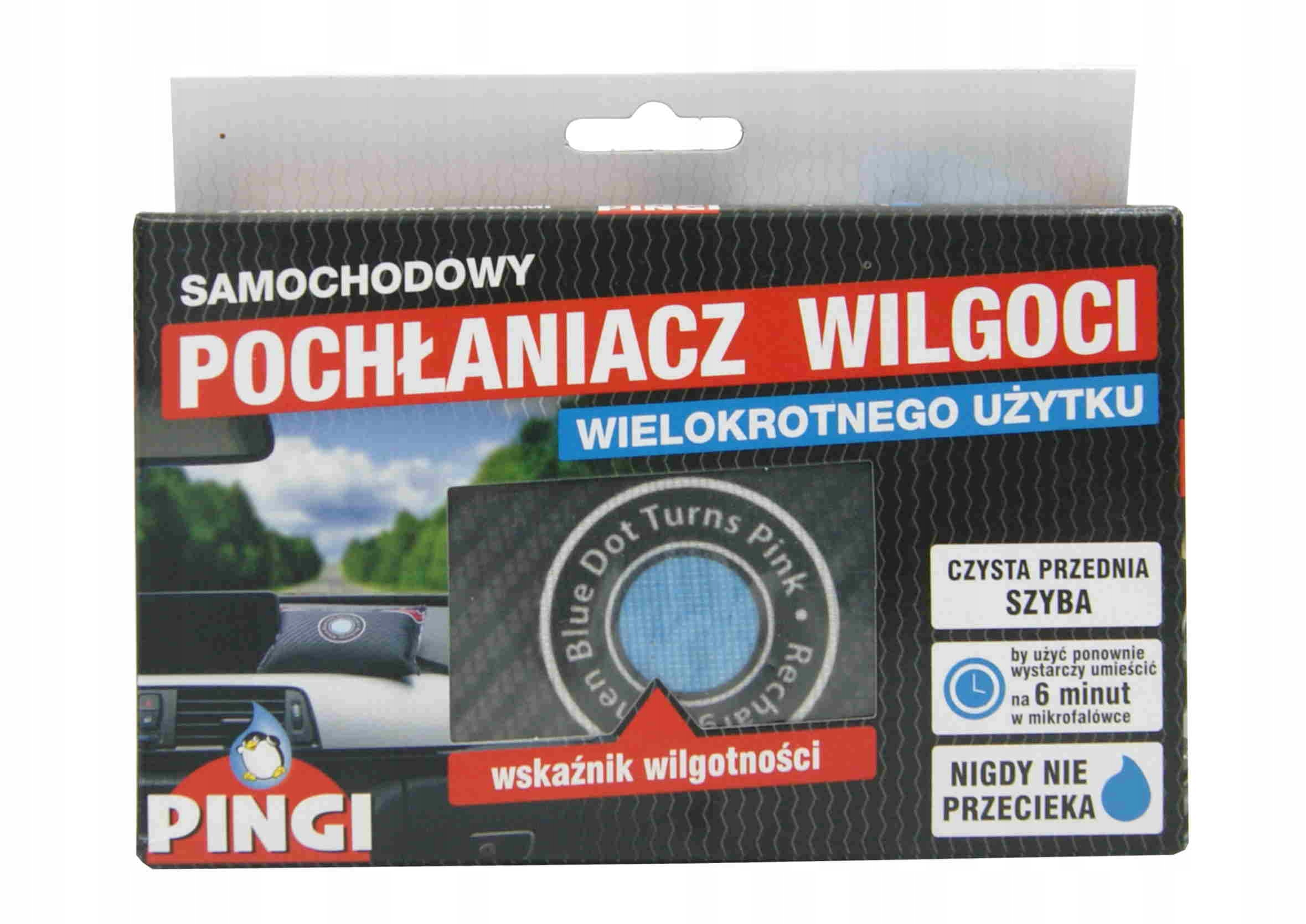 

Pingi Samochodowy Pochłaniacz Wilgoci Osuszacz